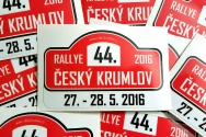 Rallye Český Krumlov: Samolepka - malá